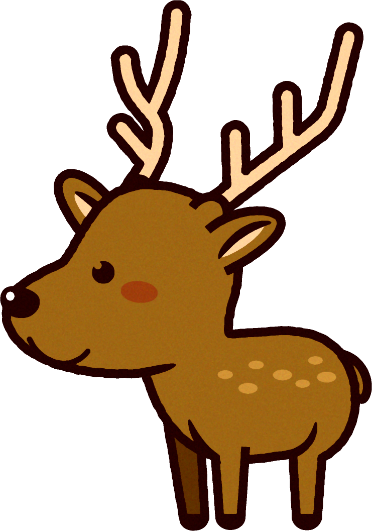 シカのイラスト/Deer