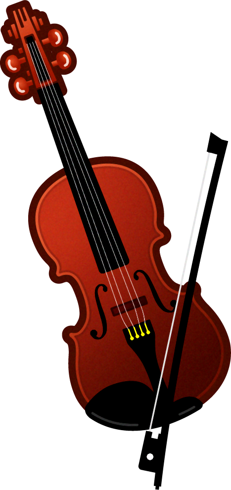 ヴァイオリンのイラスト
