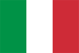 イタリアの国旗イラスト