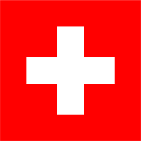 スイスの国旗イラスト