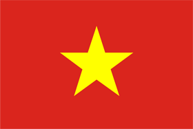 ベトナムの国旗イラスト