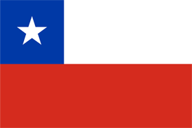 チリの国旗イラスト